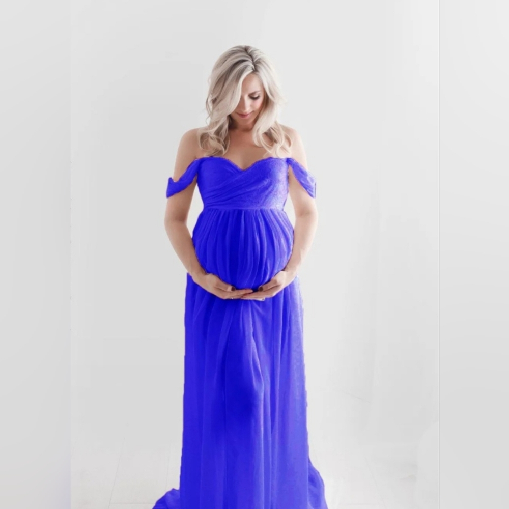 *HOST PICK* Maternity Dress Royal Blue Small